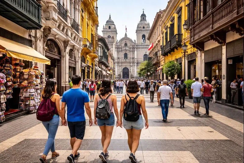 jirón de la union walking tour lima